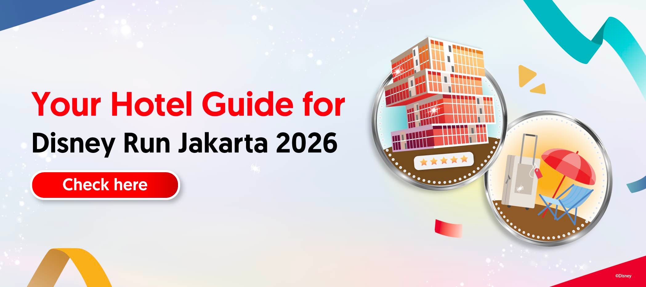 Promo gabungan booking hotel dan paket Disney Run dari OCBC — diskon khusus pemegang kartu