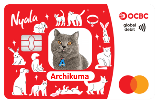 Contoh Desain Kartu Pet Card OCBC